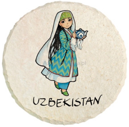 Magnes Uzbekistan Uzbeczka w stroju