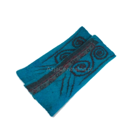 Damskie wełniane mitenki filcowe merino