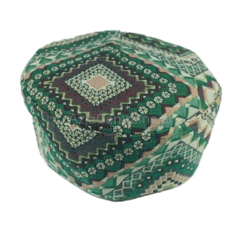 Krymka czapka męska zielona w stylu boho hippie