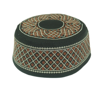 Krymka czapka męska czarna boho etno (55,56cm)