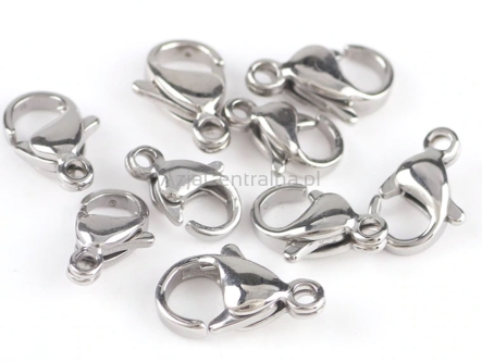  Zapięcie karabińczyk do korali i bransoletek 10 mm, 2 szt.