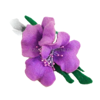 Damska broszka filcowa brosz kwiat