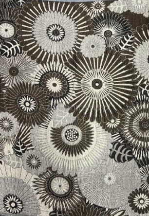 Damski szal z wełny z merynosów Khaki czarny