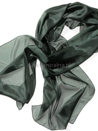 Szal jedwabny Pongee 5 szyfon 185x45cm JODŁA