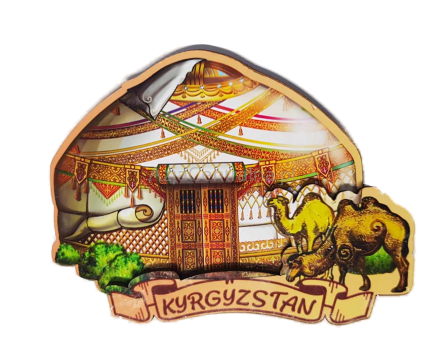 Magnes jurta kirgiska Kyrgyzstan