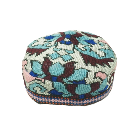 Męska damska czapka krymka z haftem krzyżykowym (58cm)
