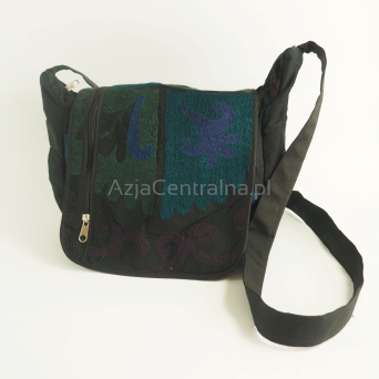 Damska torba z jedwabnymi wzorami Suzani w stylu etnicznym