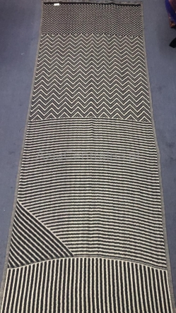 Damski wełniany etno szal z merynosów