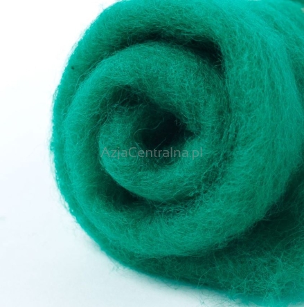 Wełna zgrzebna do filcowania MALACHIT #505