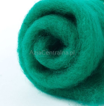 Wełna zgrzebna do filcowania MALACHIT #505