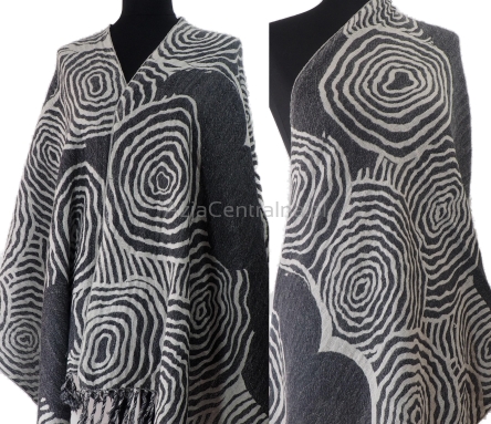 Damski męski szal z wełny z merynosów