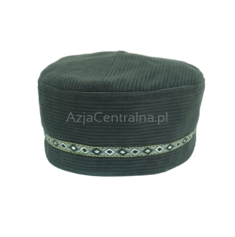 Krymka czapka męska mycka sztruksowa Szara (55-64cm)