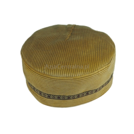 Męska czapka krymka sztruksowa z podszewką