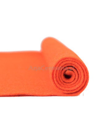 Filc wełniany 3mm arkusz 30x30cm POMARAŃCZOWY
