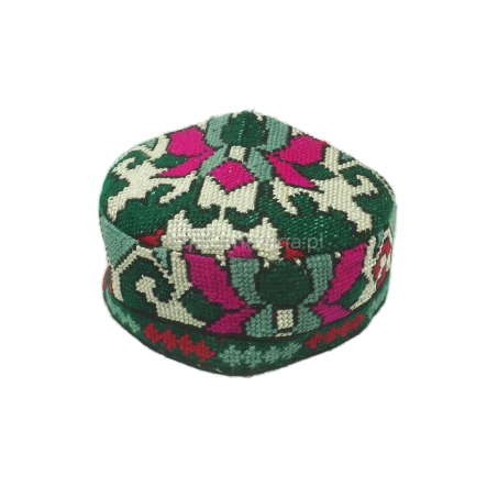 Damska męska czapka krymka kolorowa haftowana (55cm)