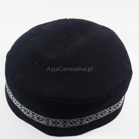 Krymka czapka męska aksamitna etno boho z poszewką
