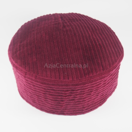 Krymka klasyczna sztruksowa bordowa