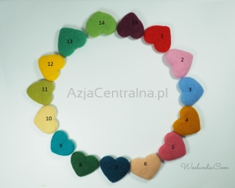 Serduszko serce filcowe do sesji fotograficznej noworodkowej RÓŻNE KOLORY