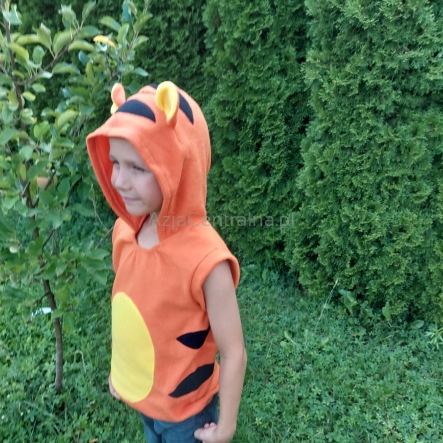 Bezrękawnik strój przebranie Tygrysa dla dzieci na bal przebierańców