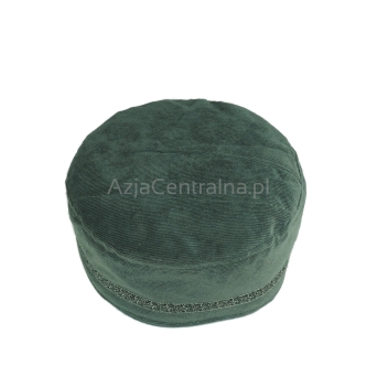 Krymka czapka męska mycka sztruksowa Szara (55-64cm)