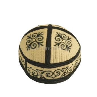 Męska czapka męska filcowana krymka tubeteika wełna merino (57,58,59cm)