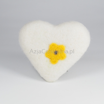 Seruszko serce filcowe do sesji fotograficznej noworodkowej