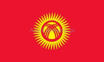 Flaga Kirgistanu kirgiska 80x125 cm