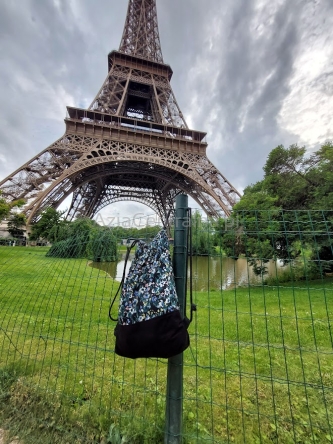 Letni plecak worek kwiecisty