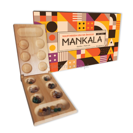 MANKALA najstarsza gra logiczno-strategiczna Świata dla dzieci i dorosłych