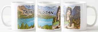 Kubek ceramiczny Tajikistan