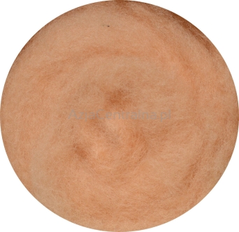 Wełna zgrzebna merynos w błamie CIELISTA #406