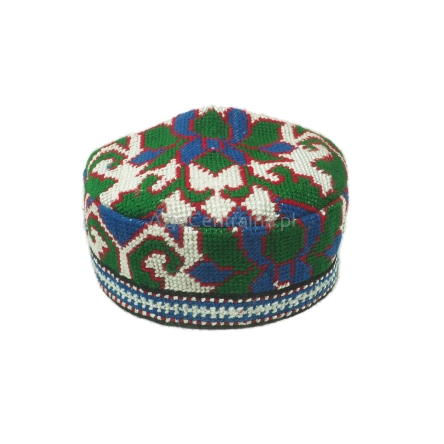 Męska damska czapka krymka z haftem krzyżykowym (59cm)