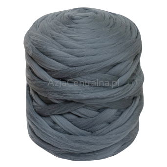 Wełna czesankowa merynos do filcowania 22-24mic SZARY