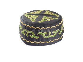 Krymka czapka męska złoto-zielone (53,54cm)