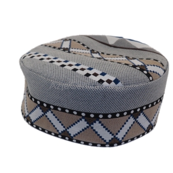 Krymka czapka męska styl boho wzory geometryczne