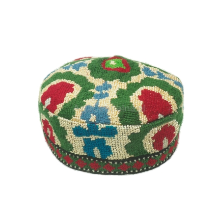 Męska damska czapka etniczna krymka haftowana (56cm)