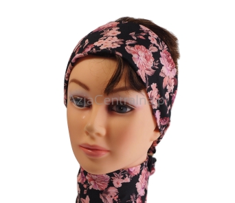 Damska opaska na włosy kwiecista na lato