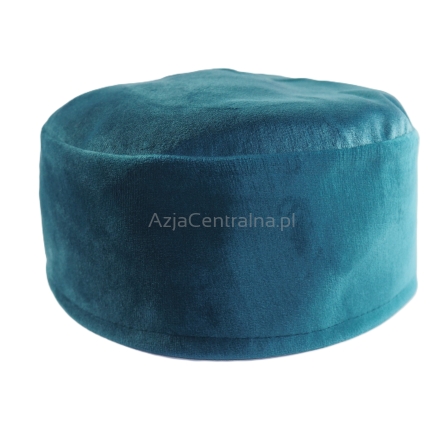 Krymka klasyczna czapka męska aksamit Morski