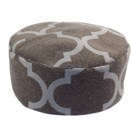 Krymka czapka męska beżowa koniczynki Maroko