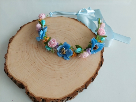 Wianek opaska na głowę Kolorowa