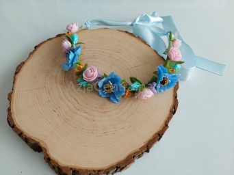 Wianek opaska na głowę Kolorowa