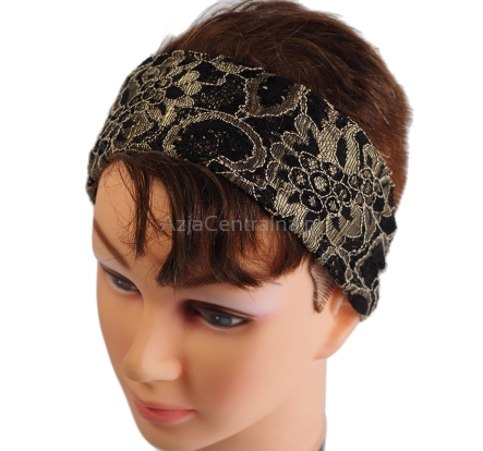 Damska koronkowa opaska na głowę do włosów