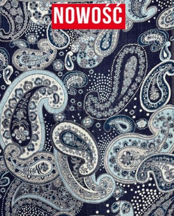 Damski szal z wełny merynosów Paisley