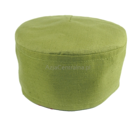 Krymka męska czapka lniana - limonka