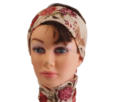 Damska opaska na włosy kwiecista