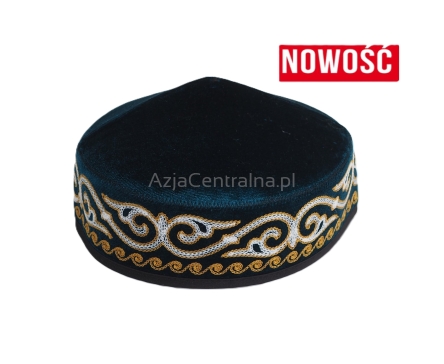 Krymka czapka męska tubeteika ZIELONA (56,57cm)