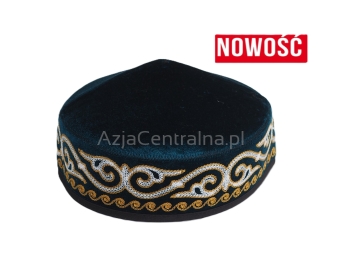 Krymka czapka męska tubeteika ZIELONA (56,57cm)