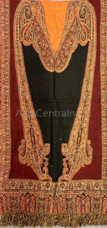 Damski męski szal z wełny merynosów