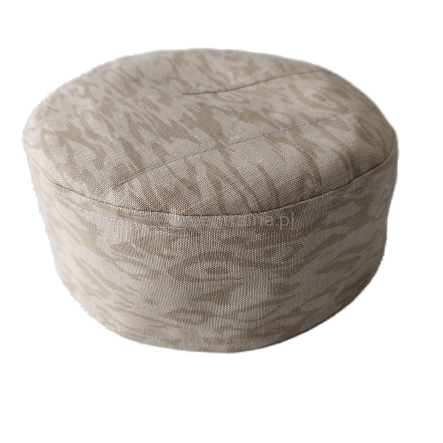 Krymka czapka męska beżowa ethniczna Ikatowe wzory