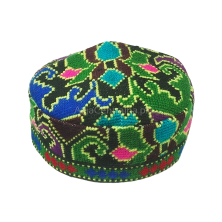 Męska czapka etniczna krymka haftowana (57cm)